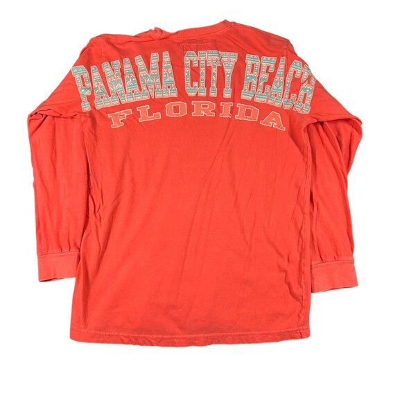 US Vintage Tops - Panama City Beach Small US Vintage Long Sleeve Pullover Crew Neck T-shirt Tee